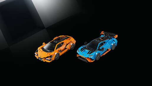 LEGO Lamborghini Revuelto i Huracán STO 77238