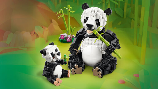 LEGO 31165 Divlje životinje: Porodica panda 31165