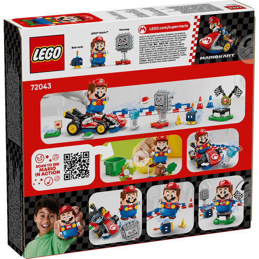 LEGO Mario Kart™: Interaktivni LEGO® Mario™ i standardni karting 72043