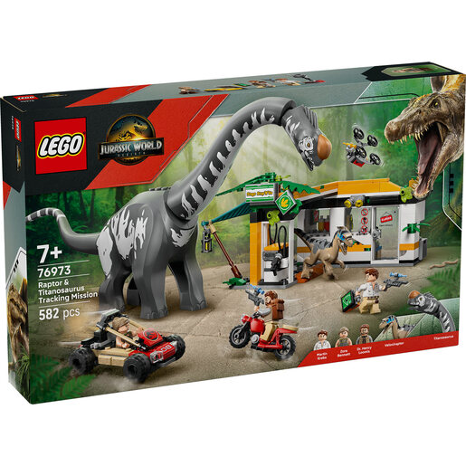 LEGO Misija praćenja raptora i titanosaurusa 76973