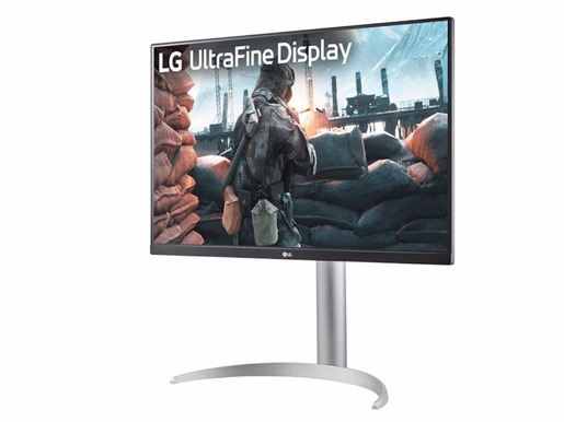 Monitor 27 LG 27UP650K-W, IPS, UHD, 60Hz, 5ms GtG, HDMIx2, DP, Freesync, pivot, srebrna