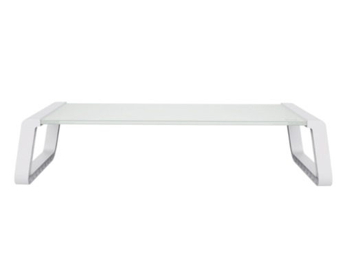 Postolje za monitore TRUST MONTA GLASS, bela
