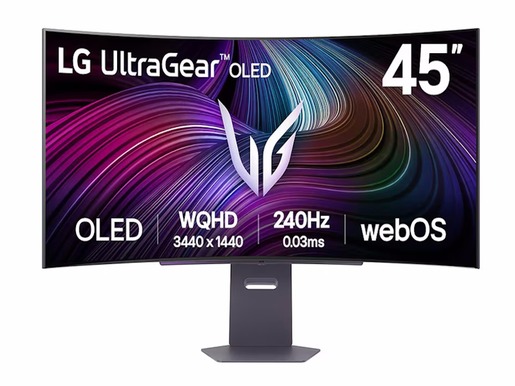 Monitor 44.5 LG 45GX90SA-B, OLED, UWQHD, 240Hz, 0.03ms GtG, HDMIx2, DP, USB, Gsync, zakrivljen, gaming