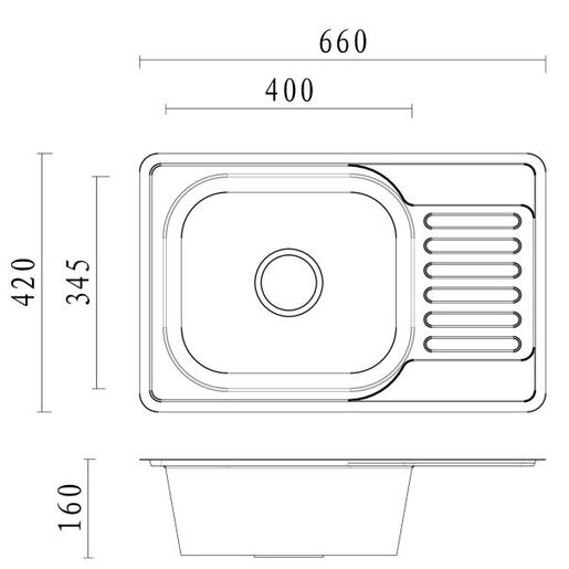 Quadron EDDIE 111 SteelQ ugradna sudopera HD111SAT6642