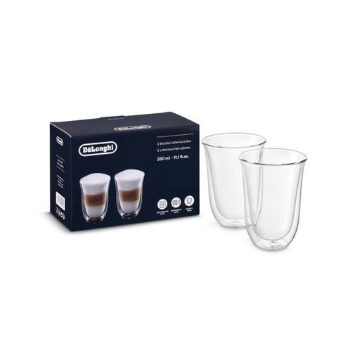 DeLonghi 2 termo čaše za Lattemacchiato sa dvostrukim zidom 220 ml