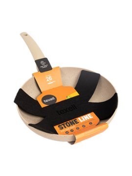 Texell Tiganj duboki 26cm Stone Line TPSL-D26 + GRATIS PODMETAČ / ŠTITNIK ZA TIGANJE
