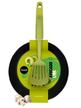 Texell Tiganj duboki sa špatulom 24cm Avocado TPA-D24