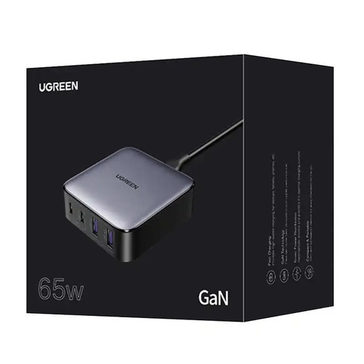 Ugreen CD327, 65W, 2 x Usb-A, 2 x Tip-C, Black Kućni Punjač