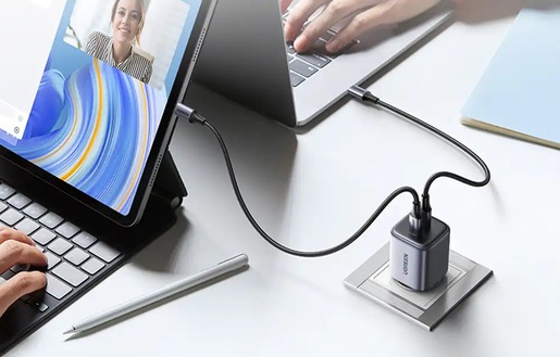 Ugreen Nexode, 45W, 2 x Tip-C, Black Kućni Punjač