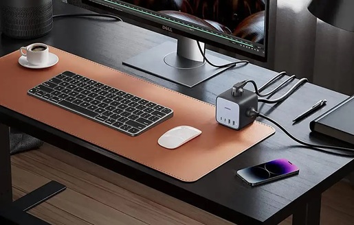 Ugreen CD268 Kocka, 65W, 2xUSB-A, 2xTip-C + 3 x AC Black utičnica