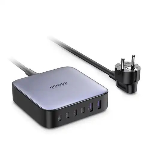 Ugreen CD271, 200W,  4 x Tip-C,  2 x USB-A, Black Kućni Punjač