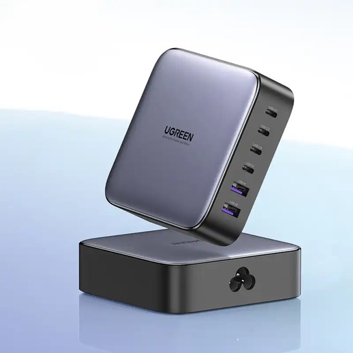 Ugreen CD271, 200W,  4 x Tip-C,  2 x USB-A, Black Kućni Punjač