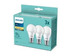 Philips PS728 LED SIJALICA 10W (75W) A60 E27 WW FR ND 3PF/6 DISC