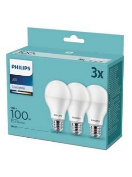Philips PS696 LED SIJALICA 13W(100W) E27 A67 CW FR SET 3/1