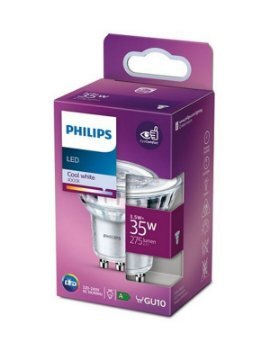 Philips PS769 LED SIJALICA LEDClassic 3.5W (35W) GU10 CW 4000K 36D RF ND SRT4