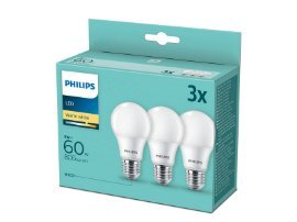 Philips PS727 LED SIJALICA 8W (60W) A60 E27 WW FR ND 3PF/6 DISC