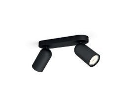 Philips Pongee spot svetiljka crna 2xmax5,5W 50582/30/PN