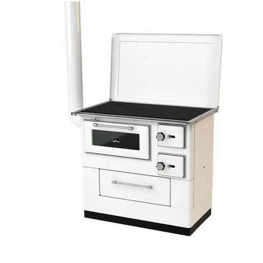 MBS SD 10 R šporet na čvrsto gorivo - beli, levi