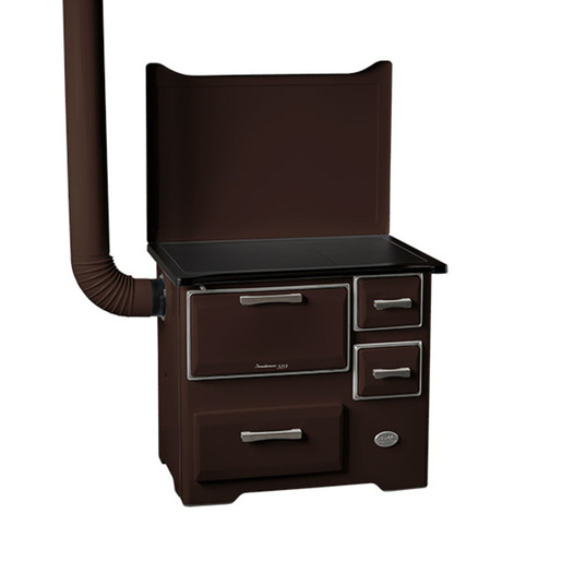 MBS SD7 EM SL šporet na čvrsto gorivo braon, levi