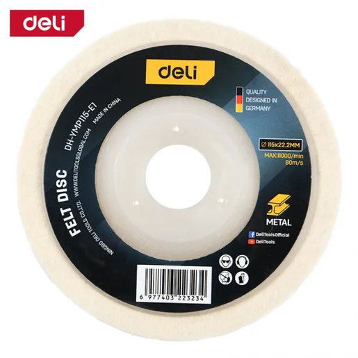 DELI Disk za poliranje 115mm EDH-YMP115-E1