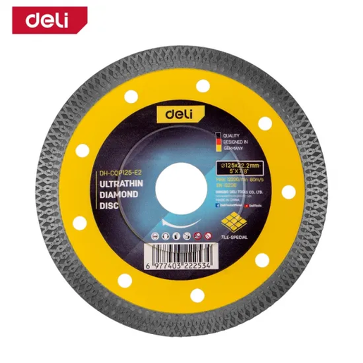 DELI Dijamantska rezna ploča ultra thin 125mm EDH-CQP125-E2