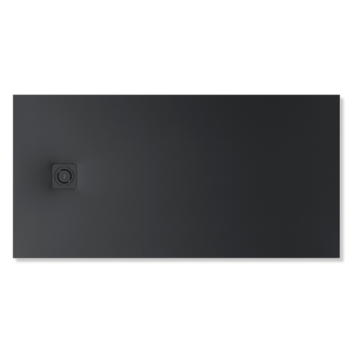 Roca Terran-n tuš kadica sa odvodom crna superslim 120x80