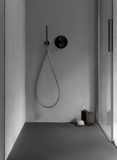 Roca Terran-n tuš kadica sa odvodom crna superslim 120x80