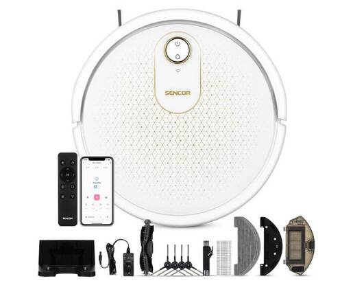 Sencor robot usisivač sa posudom SRV 4550WH