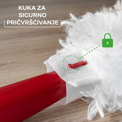 Vileda praško Flex and Catch set kratka drška