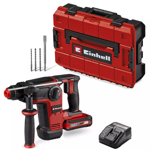 Einhell Akumulatorska čekić bušilica set TP-HD 18/28 Li BL+4 (1x3,0Ah+)
