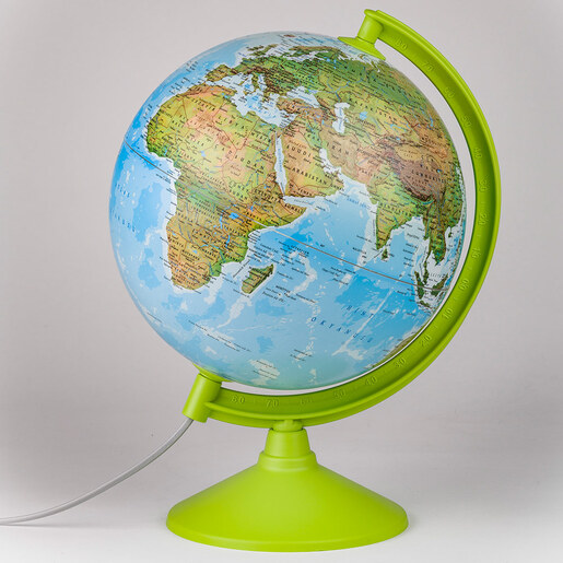 Svetleći globus fizičko-politički ø 20 cm na engleskom jeziku