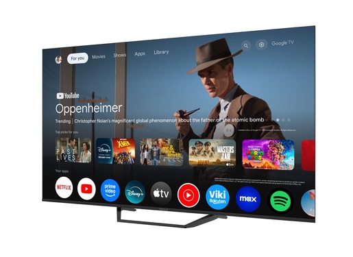 TESLA LED 65E655BUS, 4K Ultra HD, SmartTV, Google TV, Netflix, Disney+, Prime Video, YouTube, Apple TV