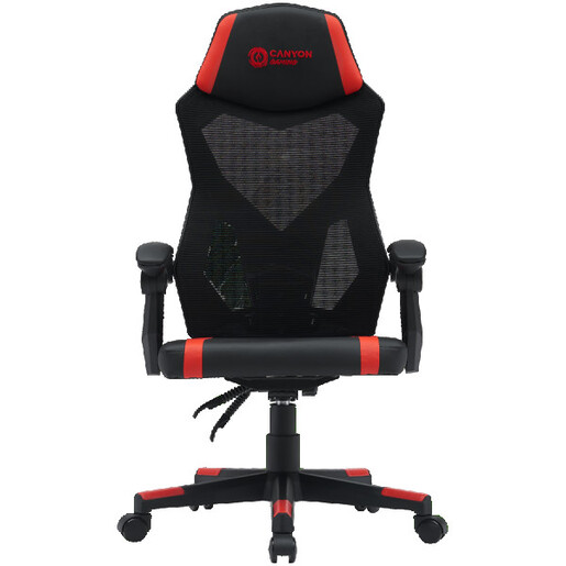 Stolica CANYON Flow MCH01 Mesh gaming, crno/crvena