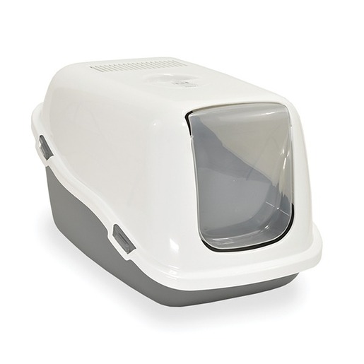 Petmax-toalet za mačke ella sivi 50131