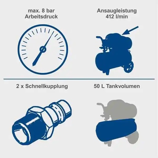 Scheppach Kompresor za vazduh HC52DC 50L 5906101901