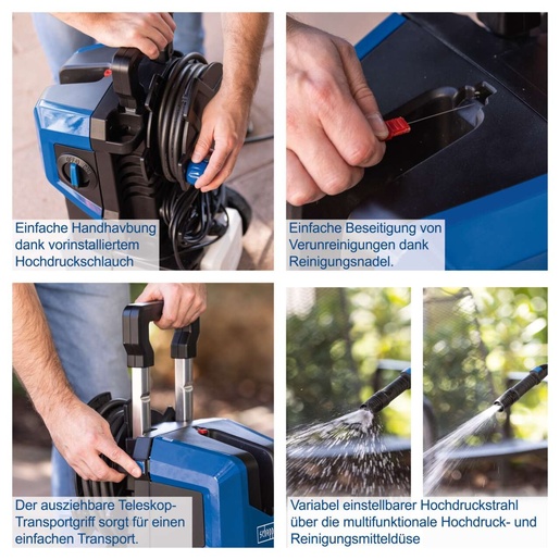 Scheppach perač pod visokim pritiskom HCE 3000 180bar/2400W 5907735901