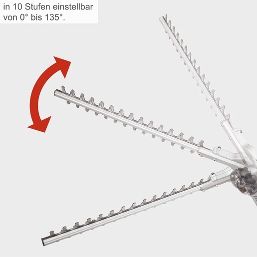 Scheppach teleskopski električni trimer za živu ogradu ETHT1000 5910510901