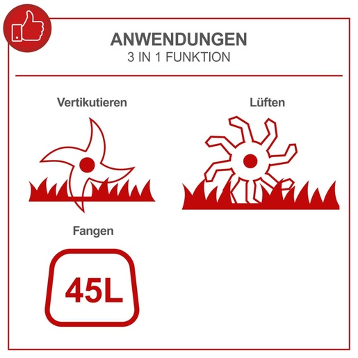 Scheppach električni prozračivač travnjaka SC38 1600 W 5912007901