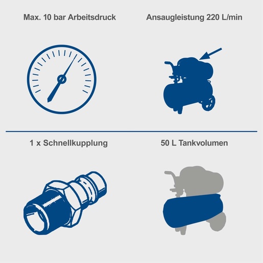 Scheppach Kompresor za vazduh HC63 - 10bar 59061739985