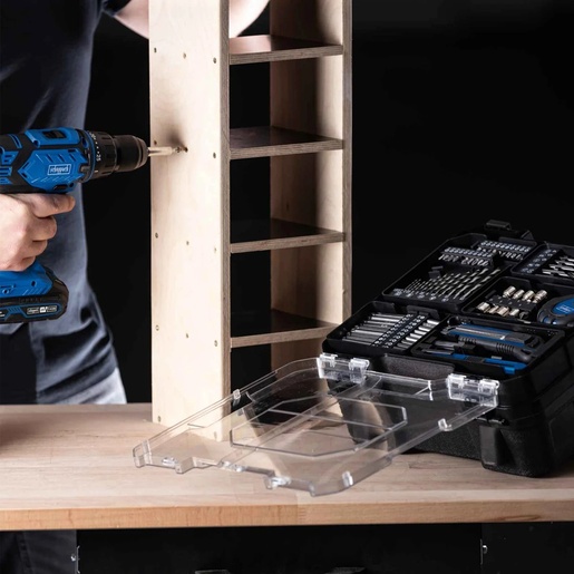 Scheppach aku bušilica odvijač sa 74 komada pribora IXES C-DTB74/1-X –Set 5909315900