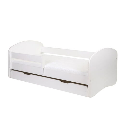 Krevet sa fiokom I dušekom 160x80 HAPPY III - BELI 7701