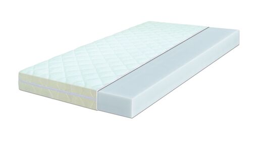 Krevet Kućica 190x90 Beli + Dušek od 14 cm 8458