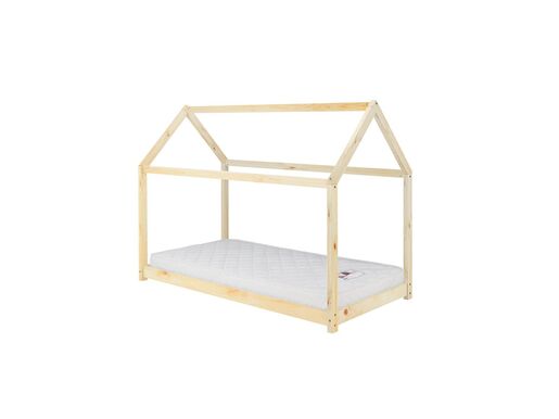 Krevet Kućica 190x90 Natur + Dušek od 14 cm 8457