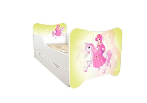 Dečiji krevet 140x70 cm HAPPY KITTY + fioka Pony 7560 F