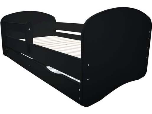 Dečiji krevet 160x80cm OLEK - CRNI 740010