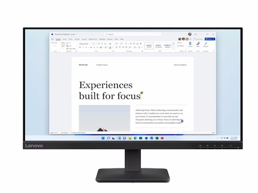 Monitor 23.8 LENOVO L24-4e, IPS, FHD, 100Hz, 4ms, HDMI, VGA