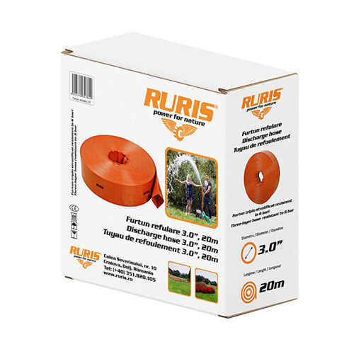 Ruris ispusno crevo za vodene pumpe 3" 20m