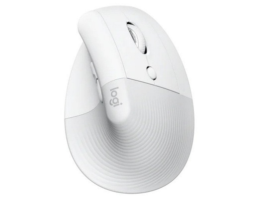 Miš LOGITECH Lift Vertical Ergonomic Wireless beli