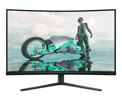 Monitor 31.5 PHILIPS Evnia 32M2C3500L/00, Fast VA, QHD, 180Hz, 1ms, HDMI, DP, gaming, zakrivljeni