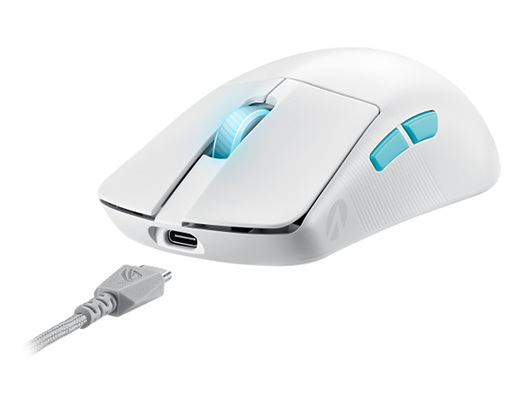 Miš ASUS P713 ROG Harpe Ace Aim Lab Edition White USB beli